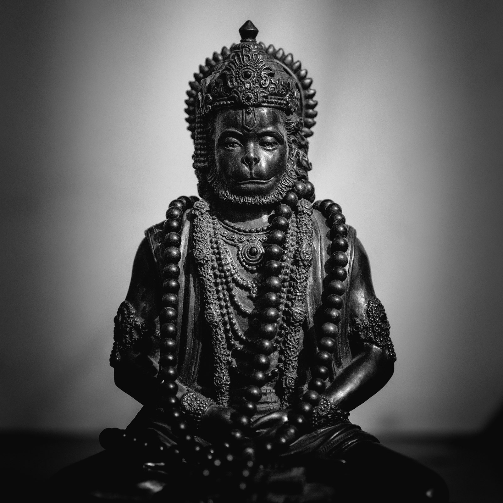 Stone murti of Lord Hanuman