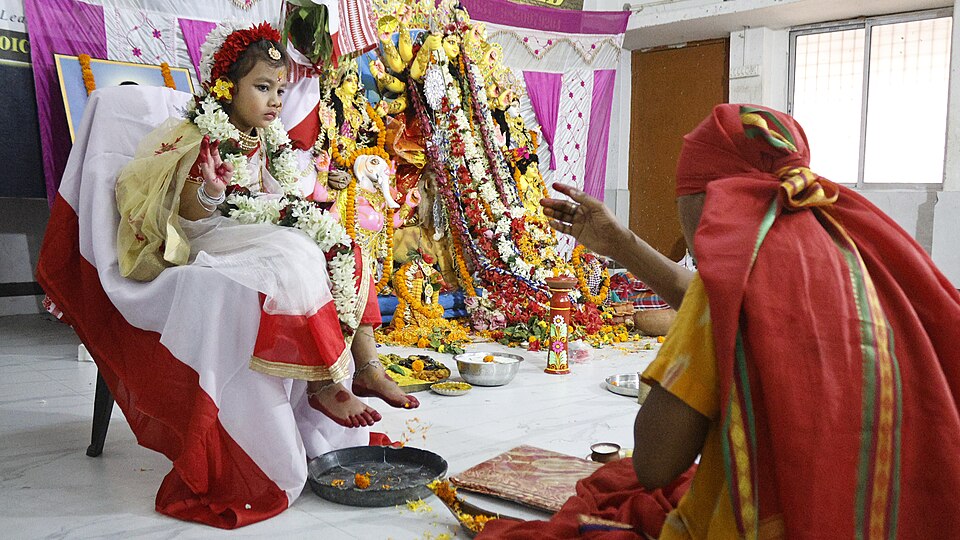 Puja ceremony being performed